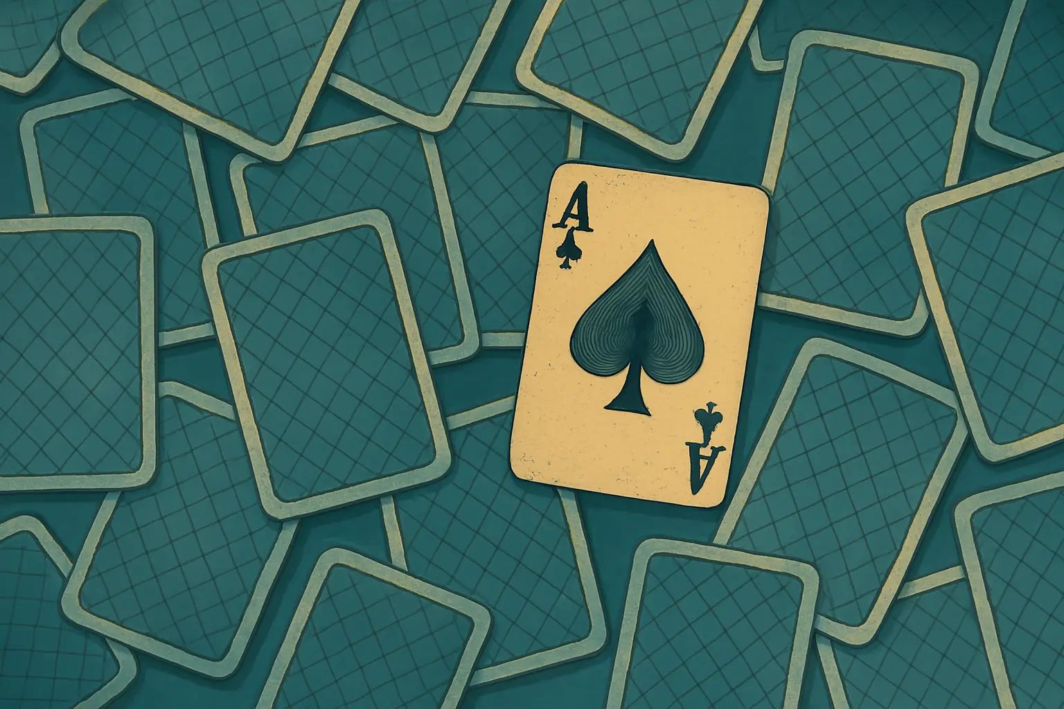 blue playing cards